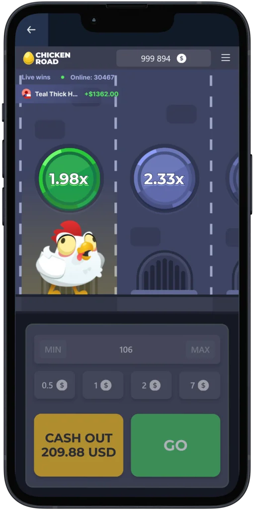 Chicken Road Demo on Mobile